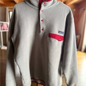 Patagonia Black Jacket with Multicolor Logo